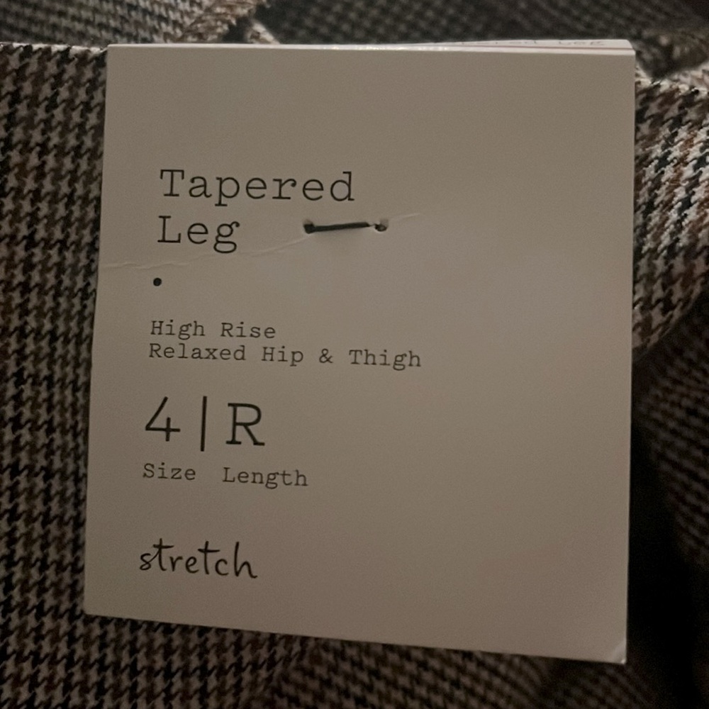 a new day brown lined high rise trousers - Picture 3 of 11